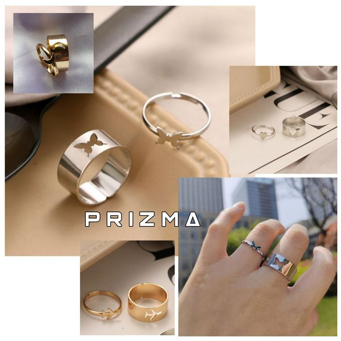 Парные кольца для влюбленных.