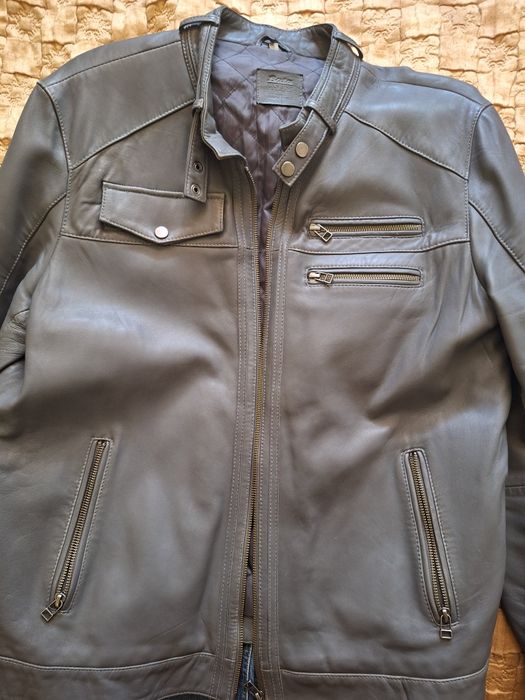 Куртка кожаная мужская.