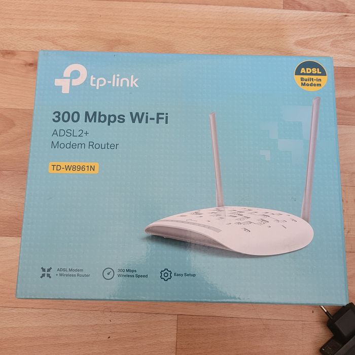 tp-link 300 Mbps Wi-Fi ADSL2+Modem Router TD-W8961N