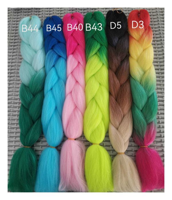 Канакелон, коса за плитки само за 5 лв за пакет - 60 см/100 гр.!