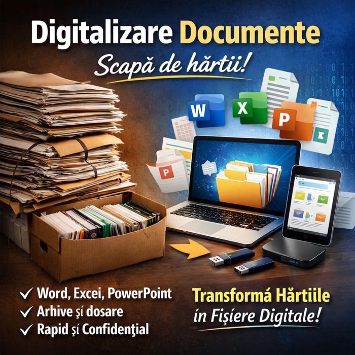 Servicii de digitalizare documente