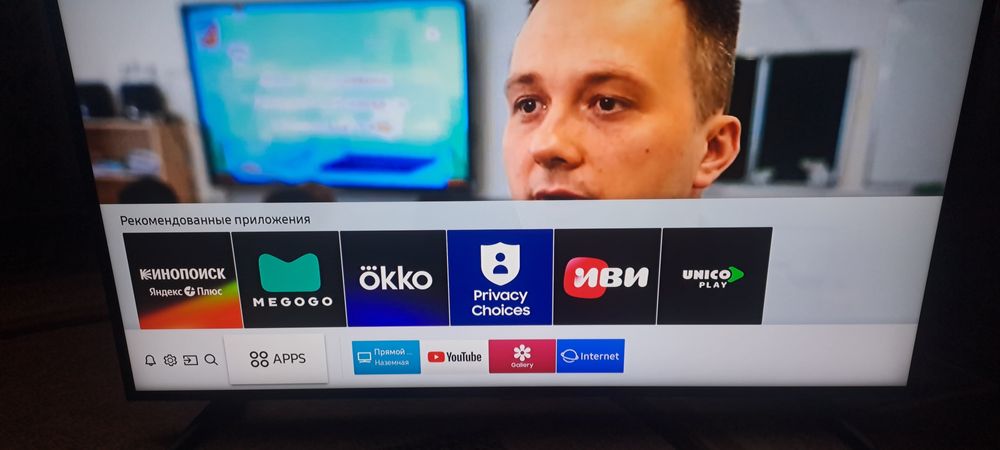 Телевизор Samsung SMART 4К  (109см)