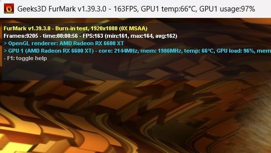 Rx 6600xt ideal holatda
