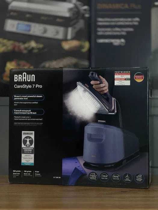 Утюг с пaрогенератором Braun 7 Pro IS7286BK Невероятное Качество!