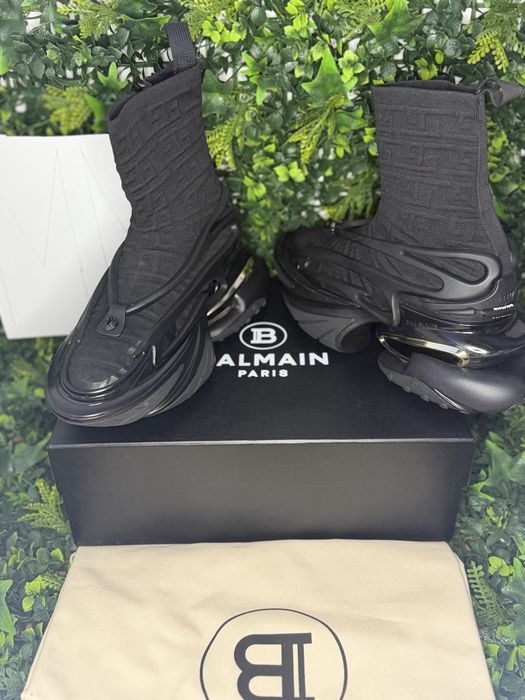 Adidași/Sneakers Balmain Unicorn black high tops NEW COLLECTION ‼️