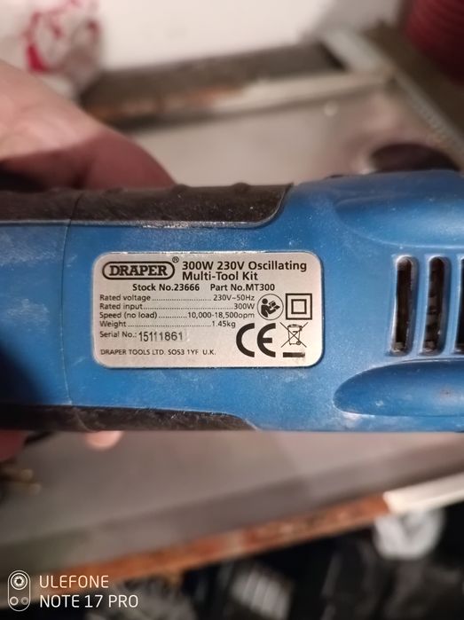 Мултитул Draper с регулируеми обороти