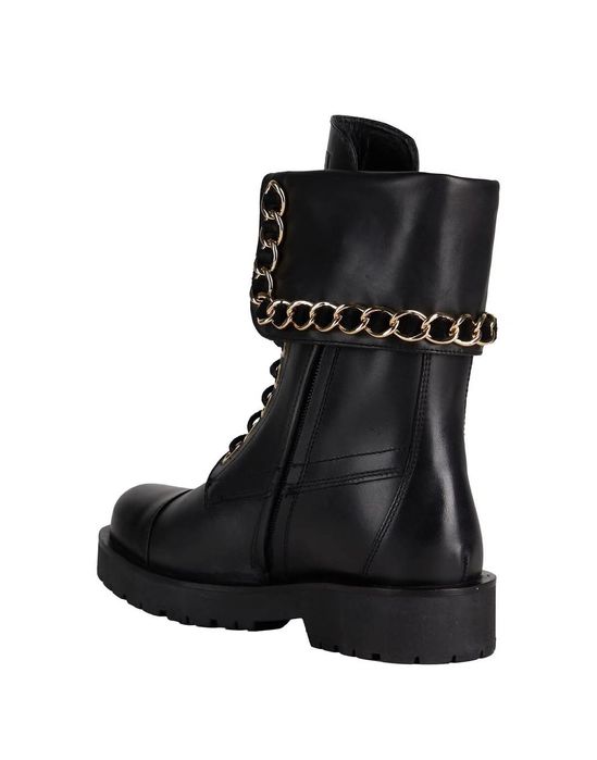 Боти Twinset естествена кожа еспадрили на платформа розови