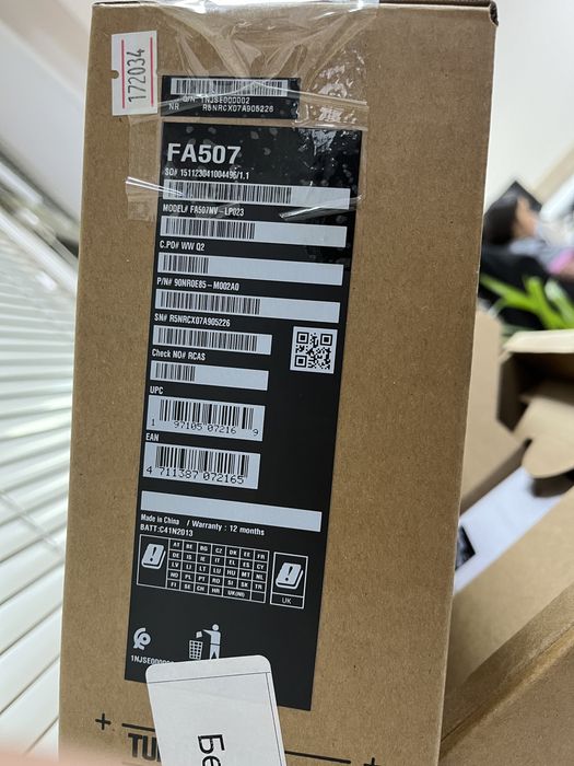 Игровой Ноутбук Asus Tuf Gaming A15