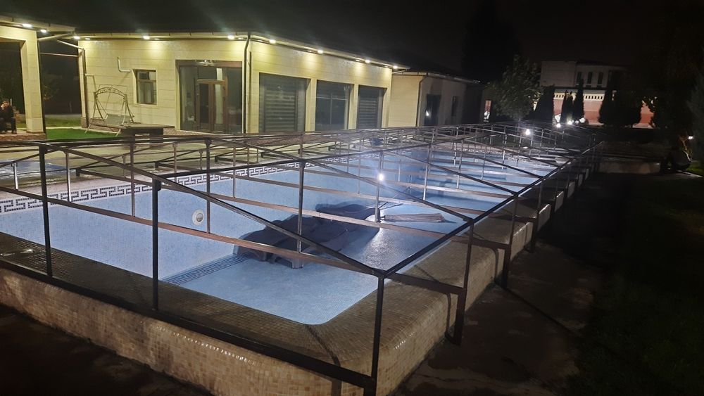 Баннер ва банер тент карайиски китаяиски навес забор сетка установка