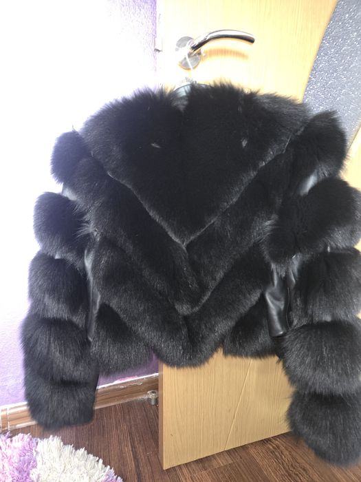 Blana piele naturala vulpe!!noua!!