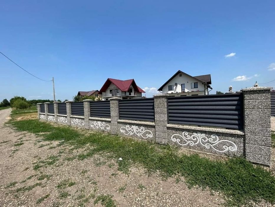 Garduri din panou stil jaluzele, din sipca metalica, tabla, plasa, BCA