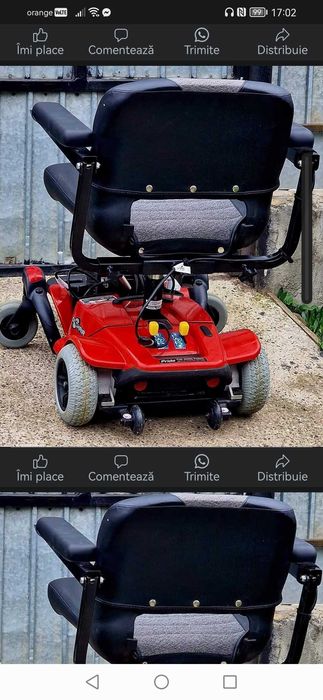 Căruț electric pentru persoane cu dizabilitati