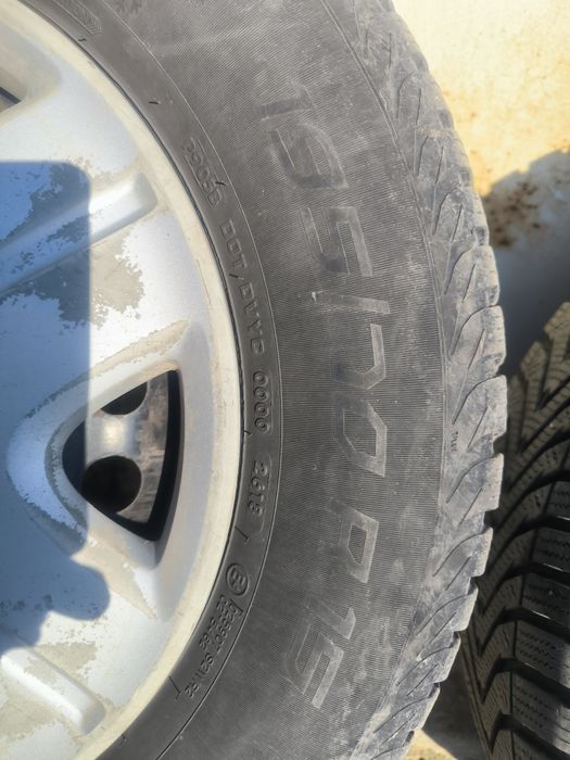 Джанти 5х114.3 R15 със зимни гуми и тасове