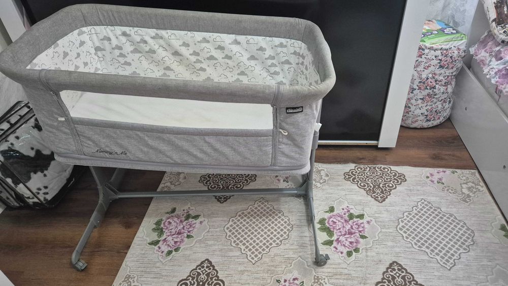 Кошара с подвижна страница Chipolino Мама и аз, Сива