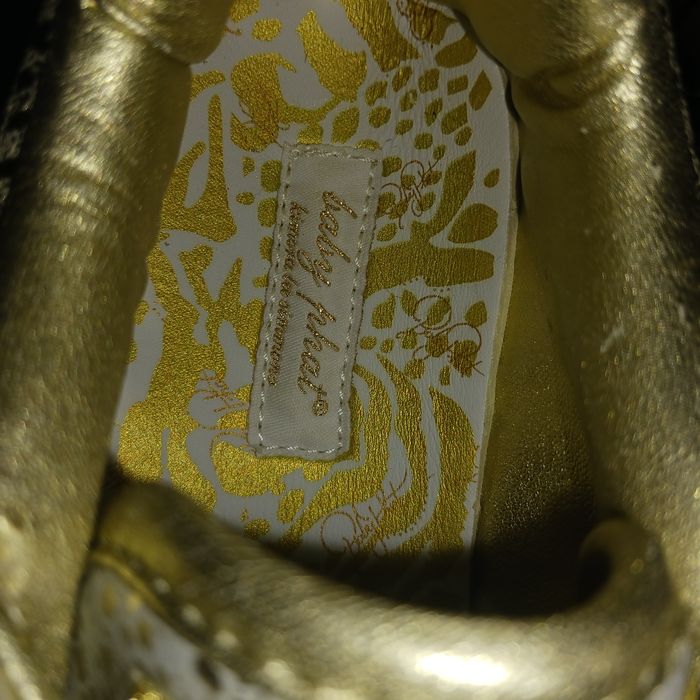 Маратонки  бяло и златисто