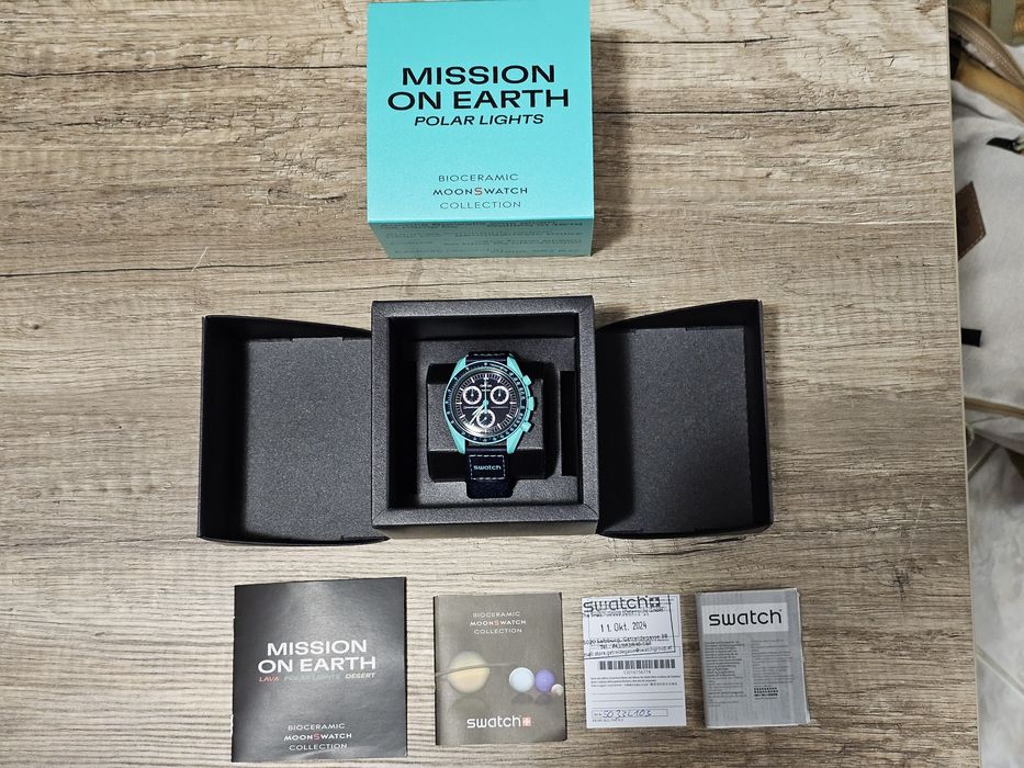 Omega X Swatch Mission on Earth - Polar Lights
