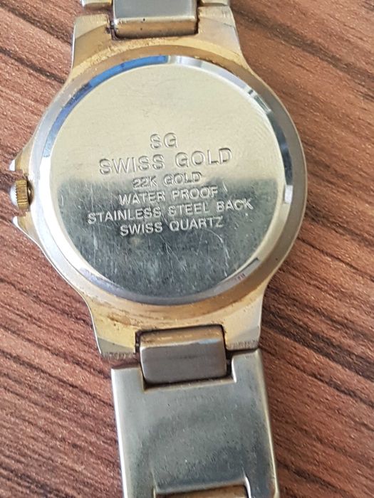 Ceas barbatesc de colectie, SWISS GOLD Quartz