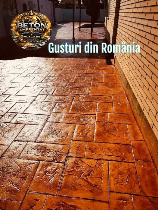 Beton amprentat calitativ