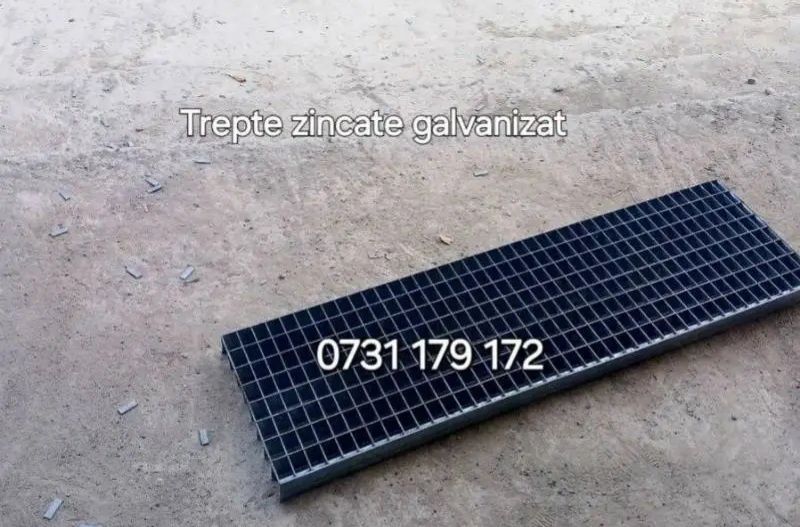 Trepte zincate gretare zincate