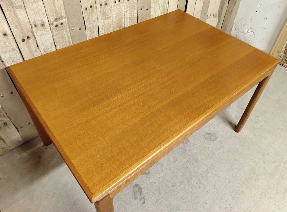 Masa veche LUBKE Design, stil Mid-Century, extensibila Germania