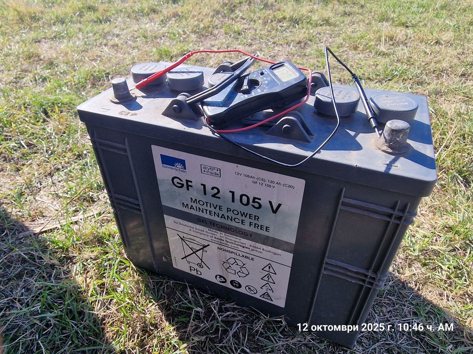 Акумулатор Sonnenschein GF 12 105 V - втора употреба
