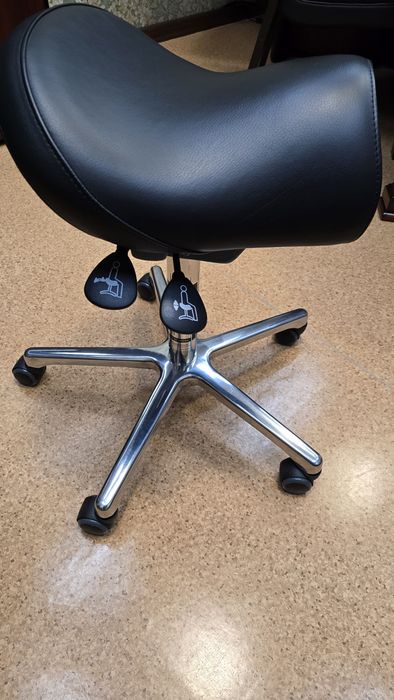 Стул-седло Bambach кожаное