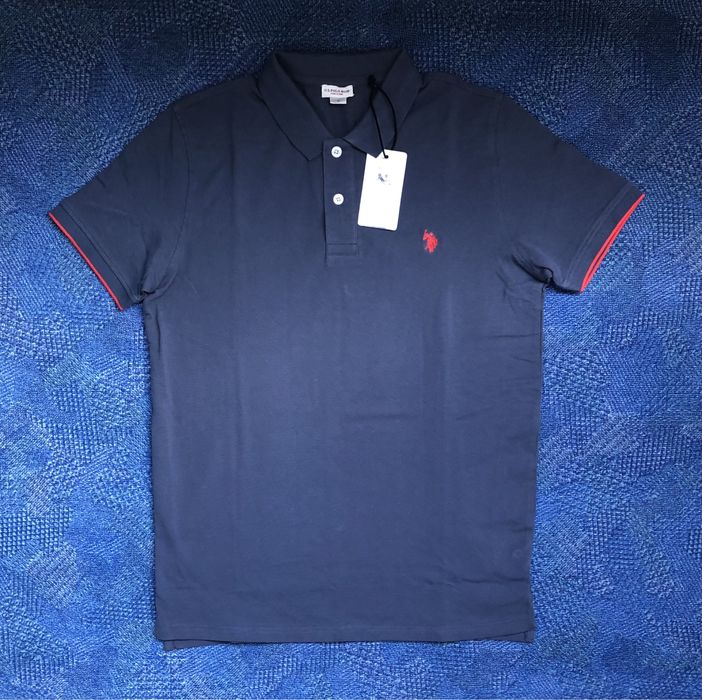 US Polo Assn. Polo Shirt ОРИГИНАЛНA мъжкa поло тенискa - L-M