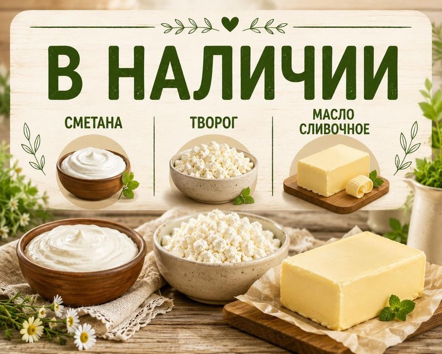Домашняя молочная продукция