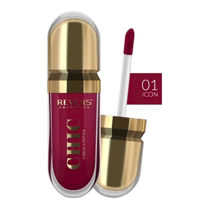 Ruj de buze lichid Chic nr 1 Icon, Revers, 7,5 ml