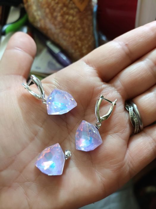 Set dama ocazie piatră lila