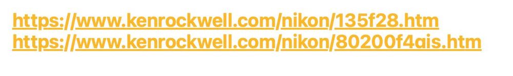 Obiective Nikon 135mm f/2.8 AI-s & Nikon Zoom-NIKKOR 80-200mm f/4 AI-s