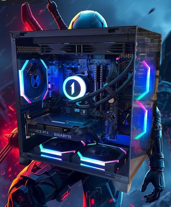 PC Gaming Ryzen 7 5800X, 32GB DDR4 3200 , RTX 5060TI 8GB DDR7, 512 Nvme