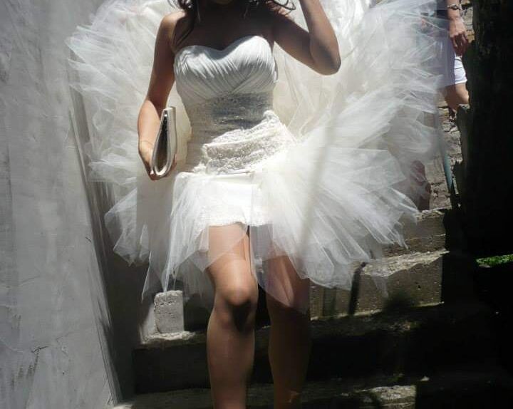 Бална/сватбена рокля слонова кост