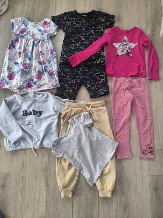 Пакет вещей zara,next  на девочку 4-5 лет