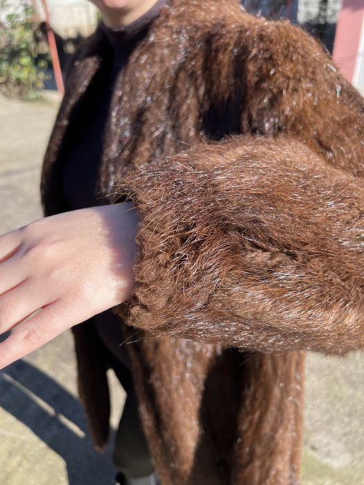 Blana naturala nurca maro