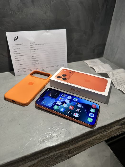 КАТО ЧИСТО НОВ Iphone 17 Pro Max Orange + 2г Гаранция