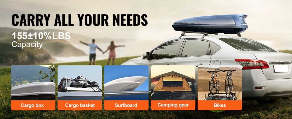 Напречни греди за автомобил - универсални