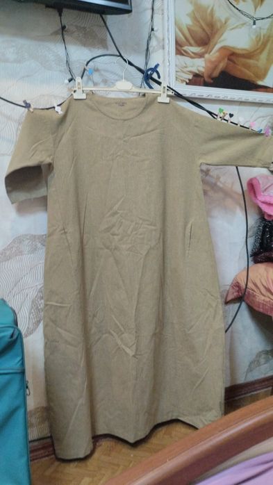 Сарафан чёрный с цветочками