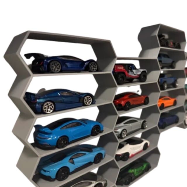 Стенен рафт/стойка за колички Hotwheels