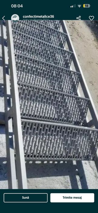 Scari zincate pe comandă