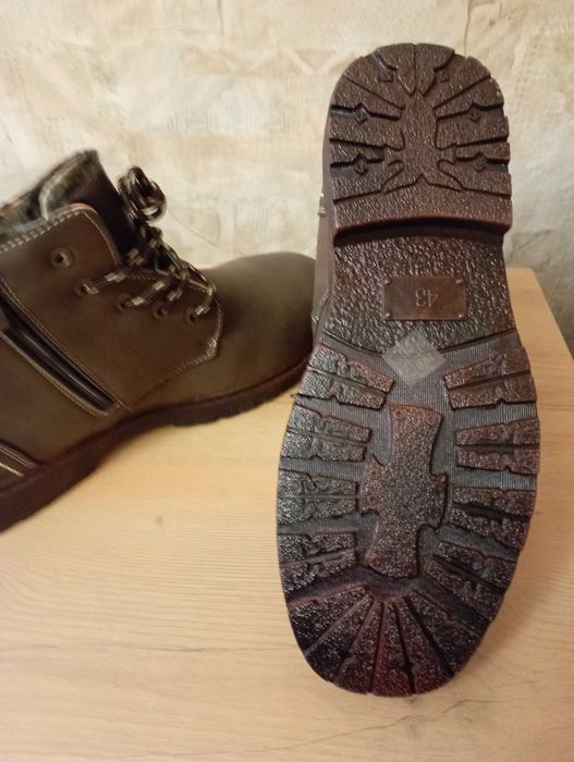 Нови топли мъжки боти № 43 – кафяви
