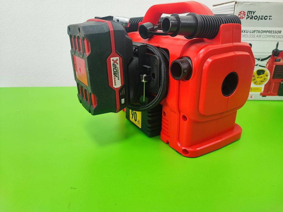 Compresor auto compatibil cu acumulatorii Parkside 20v