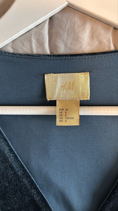 Rochie din catifea H&M