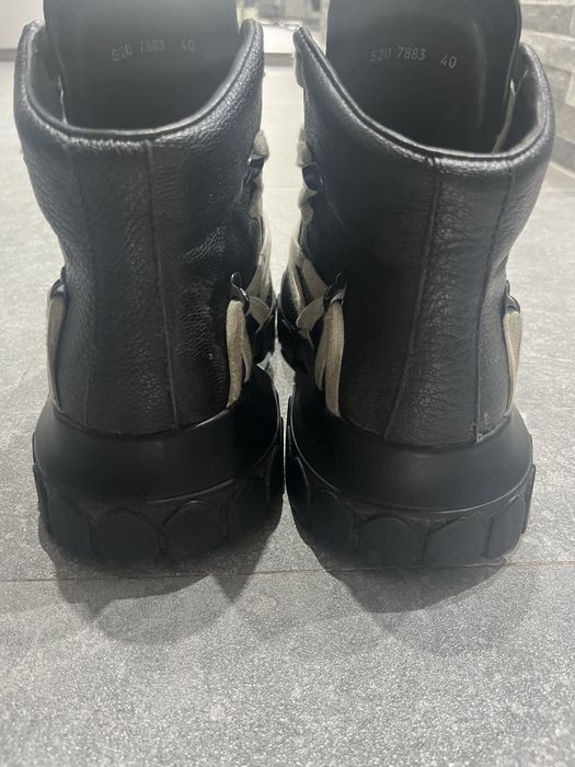 Rick Owens Megalace Tractor Bozo Boots