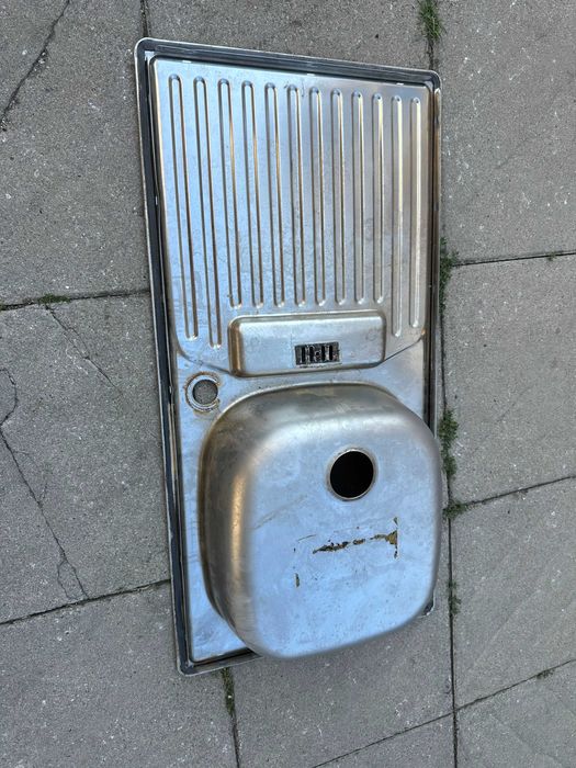 Кухненска мивка алпака за вграждане /употребявана/напълно функционална