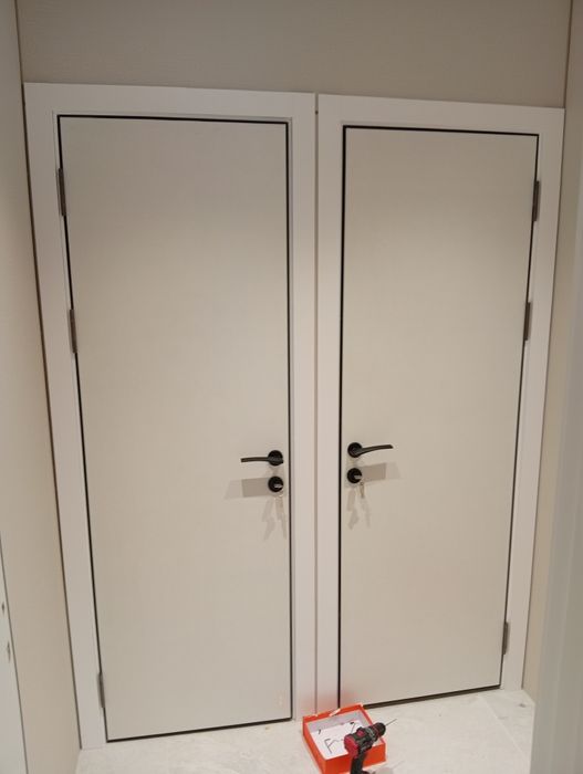 Профессиональная установка МДФ дверей