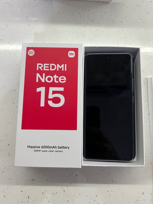 Redmi Note 15 Purple 128GB - Чисто нов, Неупотребяван