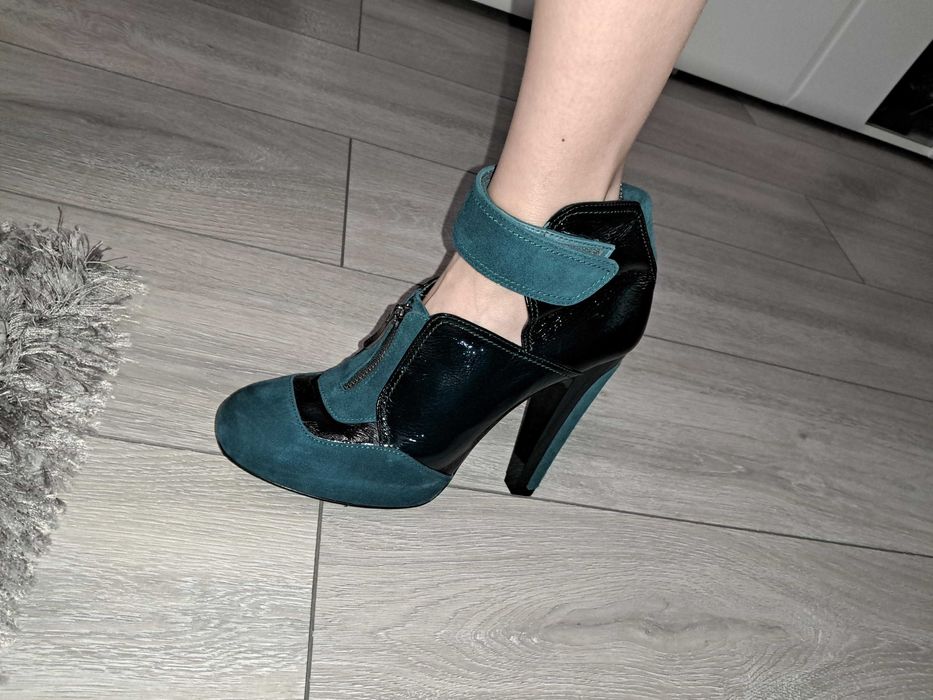 Pantofi piele veritabila / ghete Barbara Bui   Originali noi deosebiti