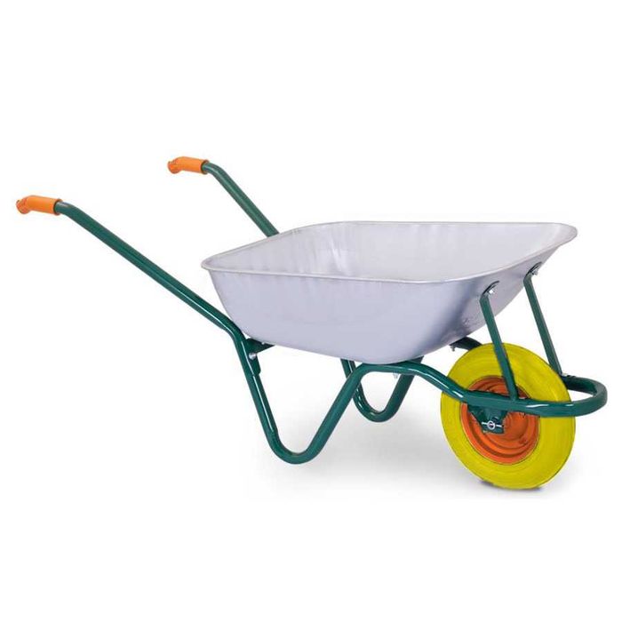 Количка ръчна YAPARLAR 90Л 120кг,плътно колело PU, галванизирано