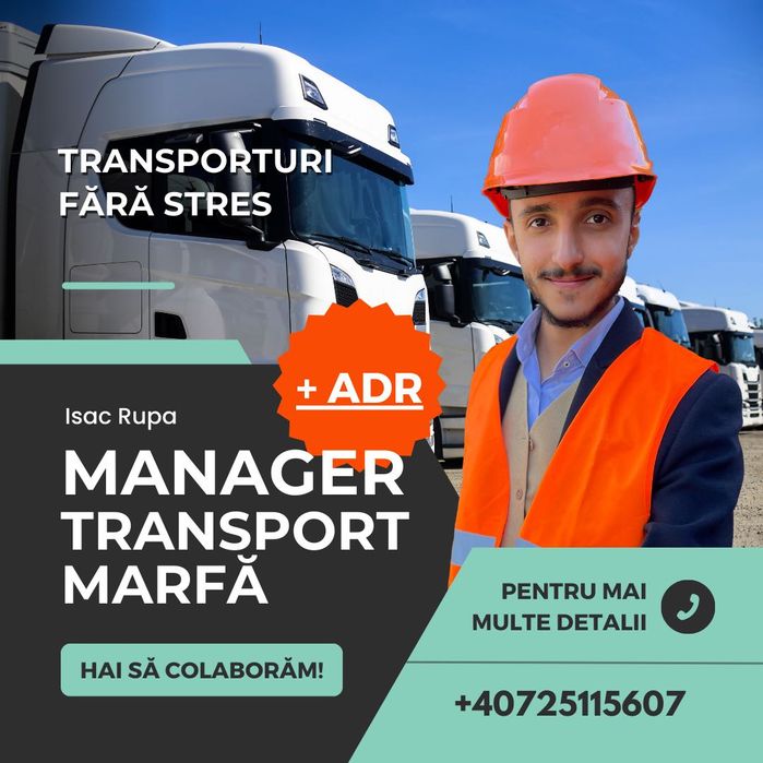 Manager de transport marfa